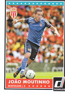Joao Moutinho AS Monaco 2015 Donruss Soccer Cards #18